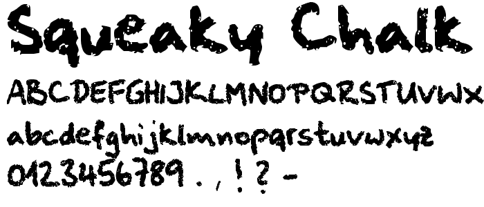squeaky chalk sound font